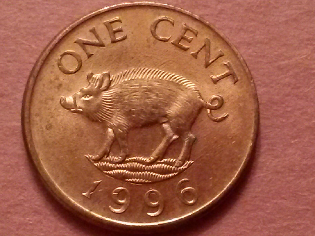 HI-1996-One-Cent-Bermuda-For-Grade-Please
