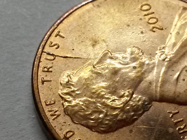 HI-2010-LSC-With-Nose-Die-Crack-And-Maybe-Spike-Head-From-Center-Of-Head