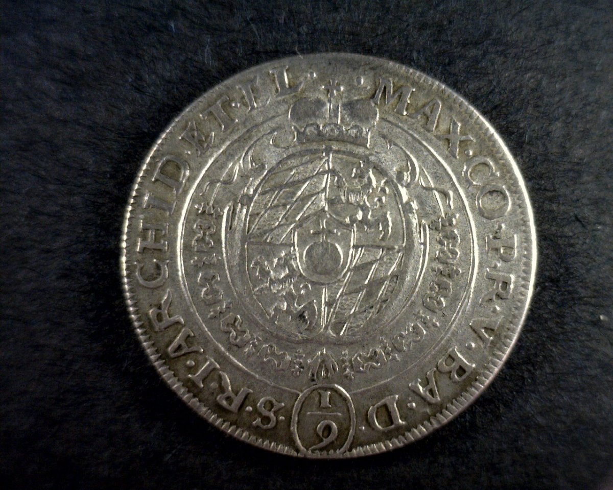 German-States-Bavaria-1/6-Thaler