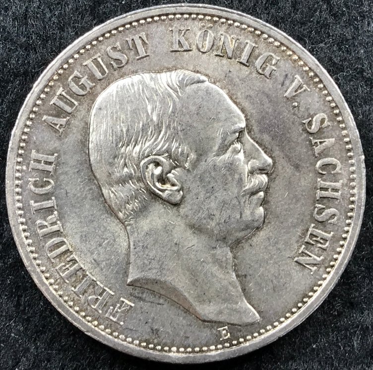 1908-E-German-States-Saxony-Albertine-3-Mark