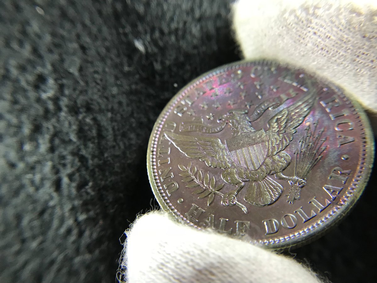 1907-Barber-Half---Unusual-Toning