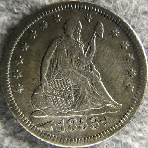 1853-Seated-Quarter-Grading