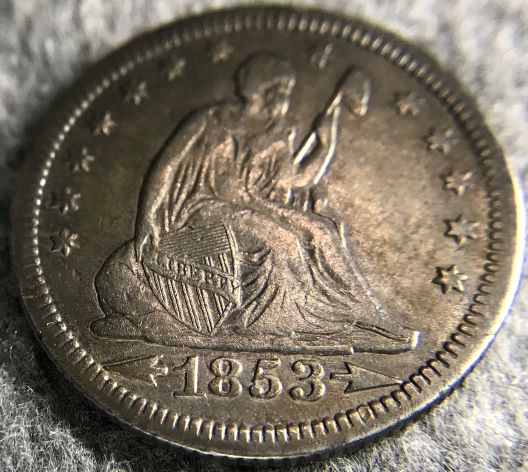 1853-Seated-Quarter-Grading
