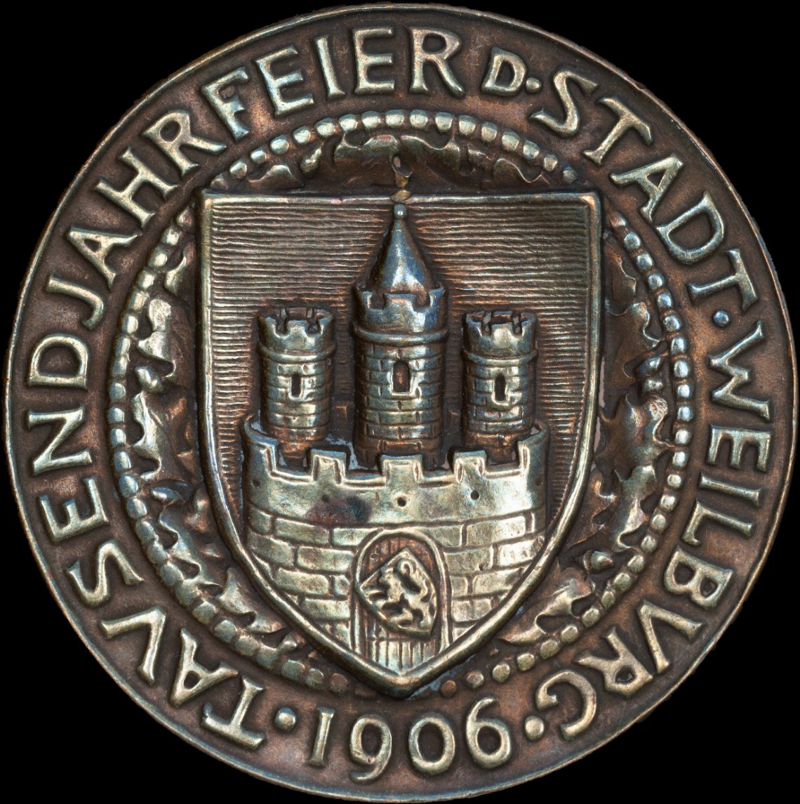 1906-Weilburg-German-Medal