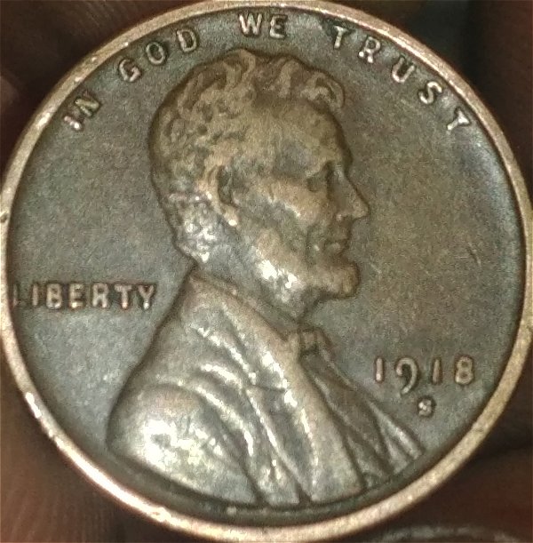1918--S-Wheat-Penny,-Grade?