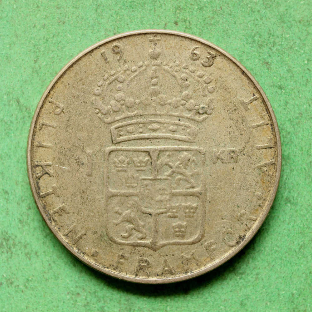 Sweden-1963-1-Kr-Error