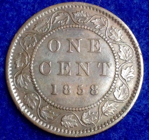 Two-2---1858-Canada-Large-Cents