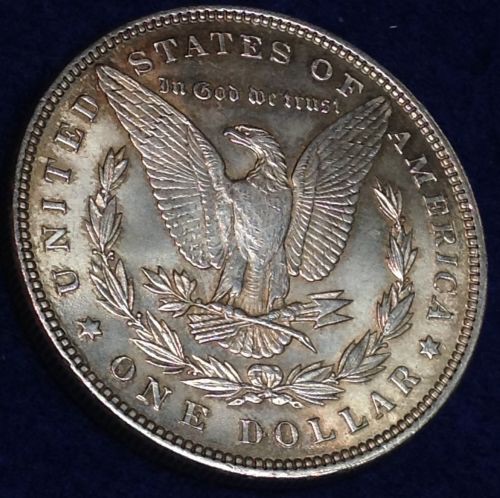 Very-Interesting-1887-P-Morgan-$1!!---Doublestruck-In-Collar?!