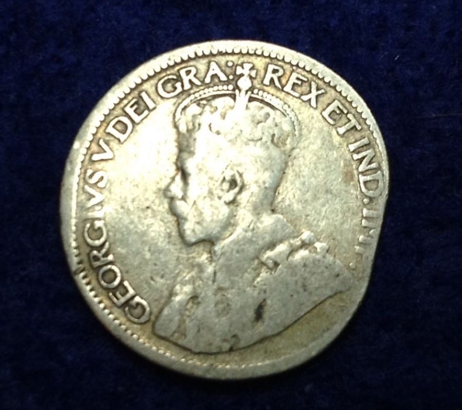 1913-Canada-10�-Straight-Clip?-Sl-Or-Ll?