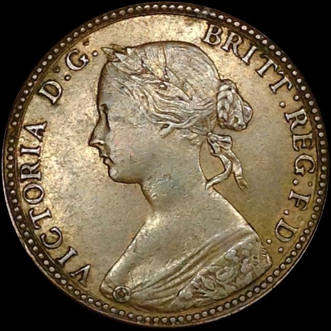 1860-Great-Britain-Half-Penny-Grade-And-Variety-Attribution