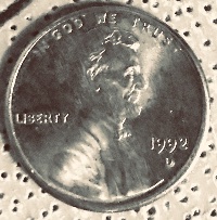 Steel/Metal-1992-D-Lincoln-Penny