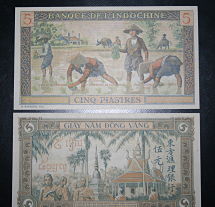 Old-Indochina-Notes-Without-Serial-Number-Or-Signature