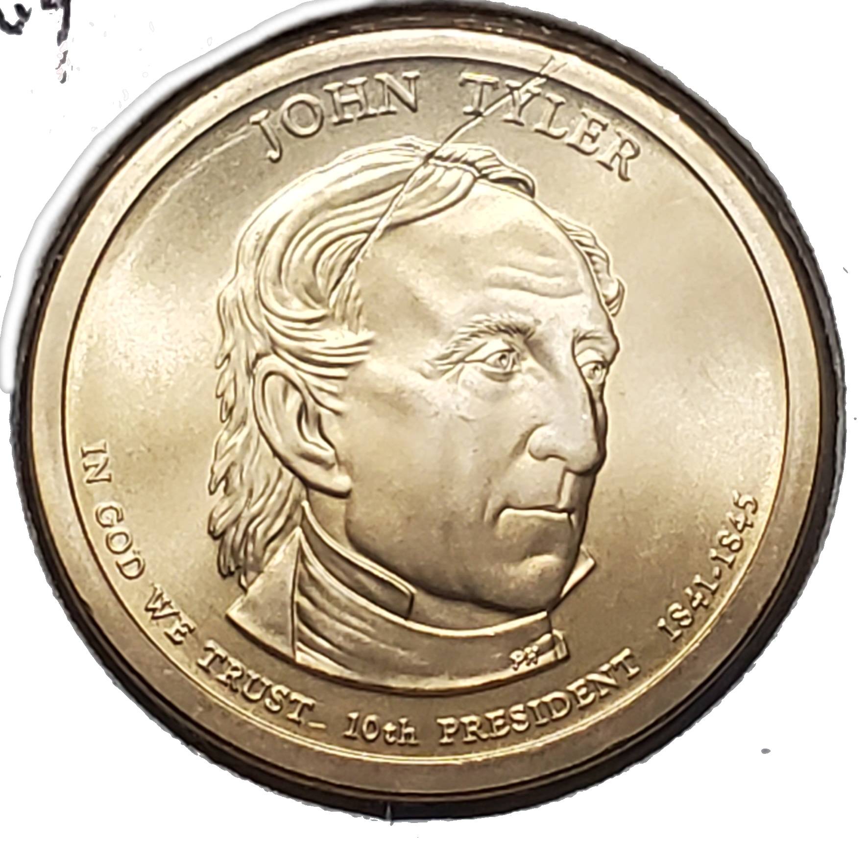 Uncirculated-John-Tyler-2009-P-Strike-Through