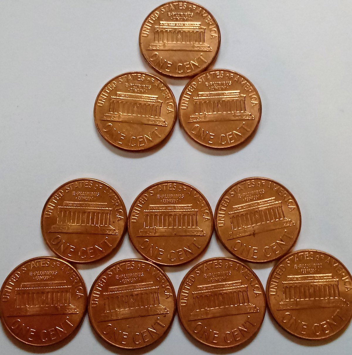 1962-D-LMC-7-Identical-Errors-In-One-BU-Roll,-Then-3-More