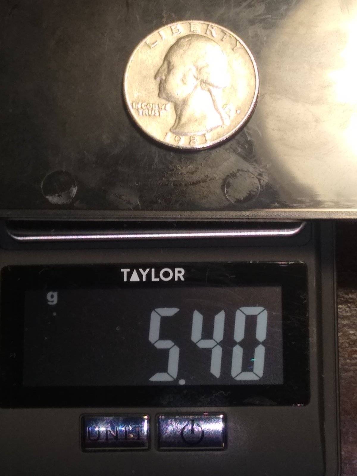 Opinions-Please....-1981-D-Quarter-Dime-Stock-On-Weighs-5.4-Grams