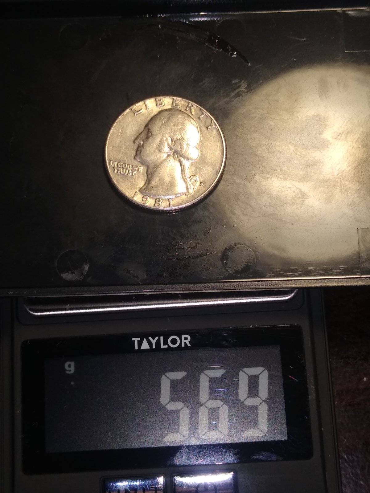 Opinions-Please....-1981-D-Quarter-Dime-Stock-On-Weighs-5.4-Grams