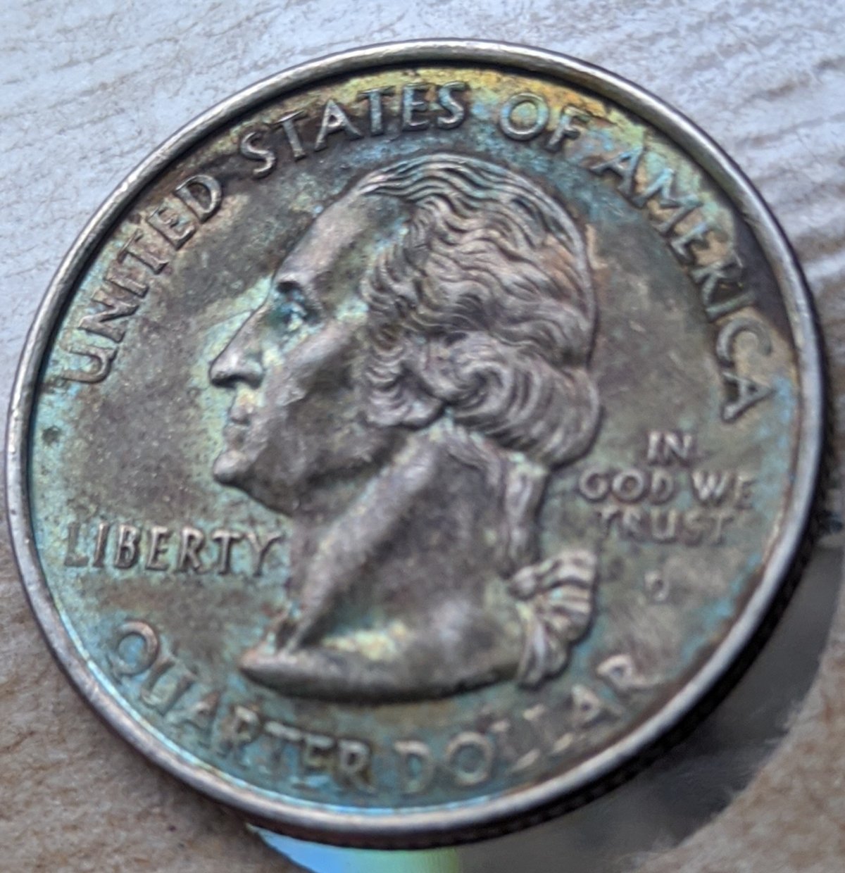 2000-D-New-Hampshire-State-Quarter-Blue-Tone-Please-Grade