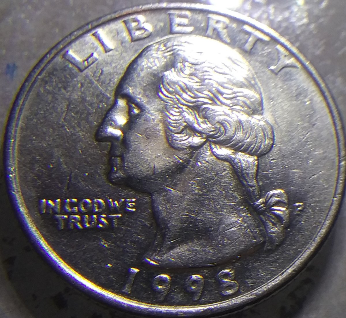 1998-P-Quarter-With-Old-Abe-On-The-Reverse-With-Really-Swollen-Ankles