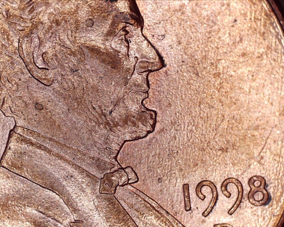1998-D-Penny----Overly-Defined-Cheek-Line
