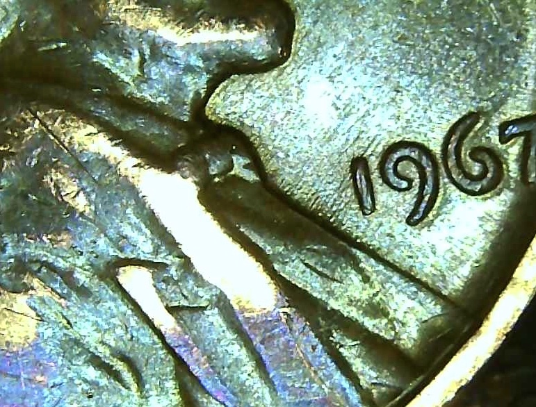 1967-Penny.-What's-Up-Here-Weight-2.98-Grams