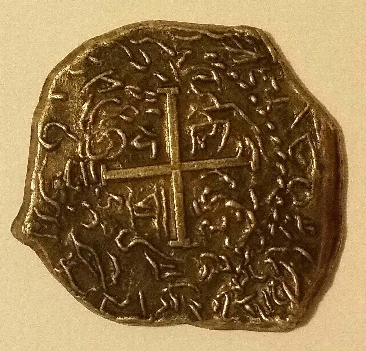 Ancient-Coin-Identification-Weight-Is-16.9-Grams-Id:-Pirate-Party-Token