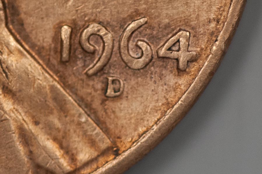 Repunched-Mint-Mark-On-My-1964-Penny?