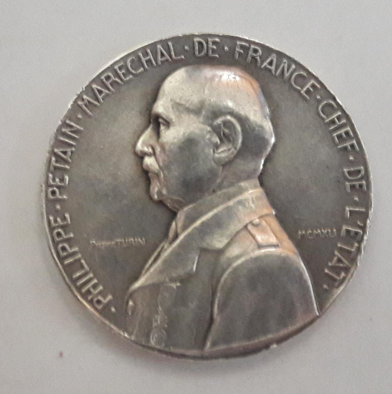 I-Want-Some-Details-On-This-French-Medal/Token-Please-Id;-1941-Petain-Medal