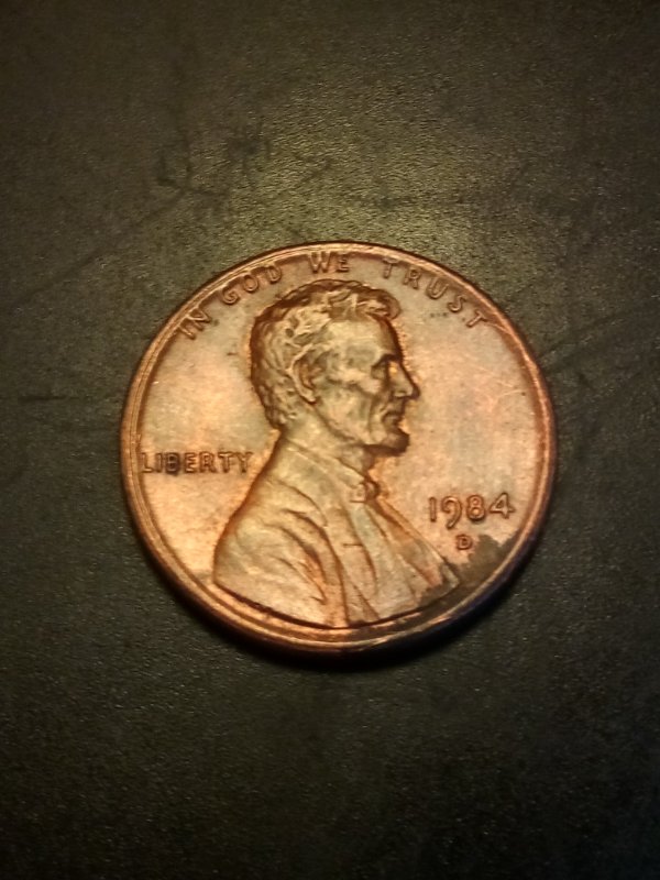 1984-D-Penny-With-Rim-Clash-Error-Into-Lettering