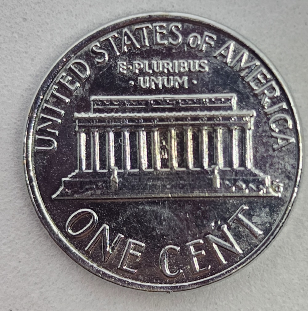 1974-P-Lincoln-Cent-3.3-G-Slightly-Magnetic-Silver-Color