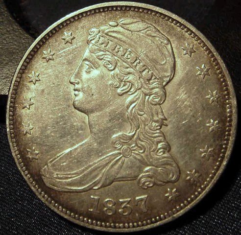 1837-Reeded-Half