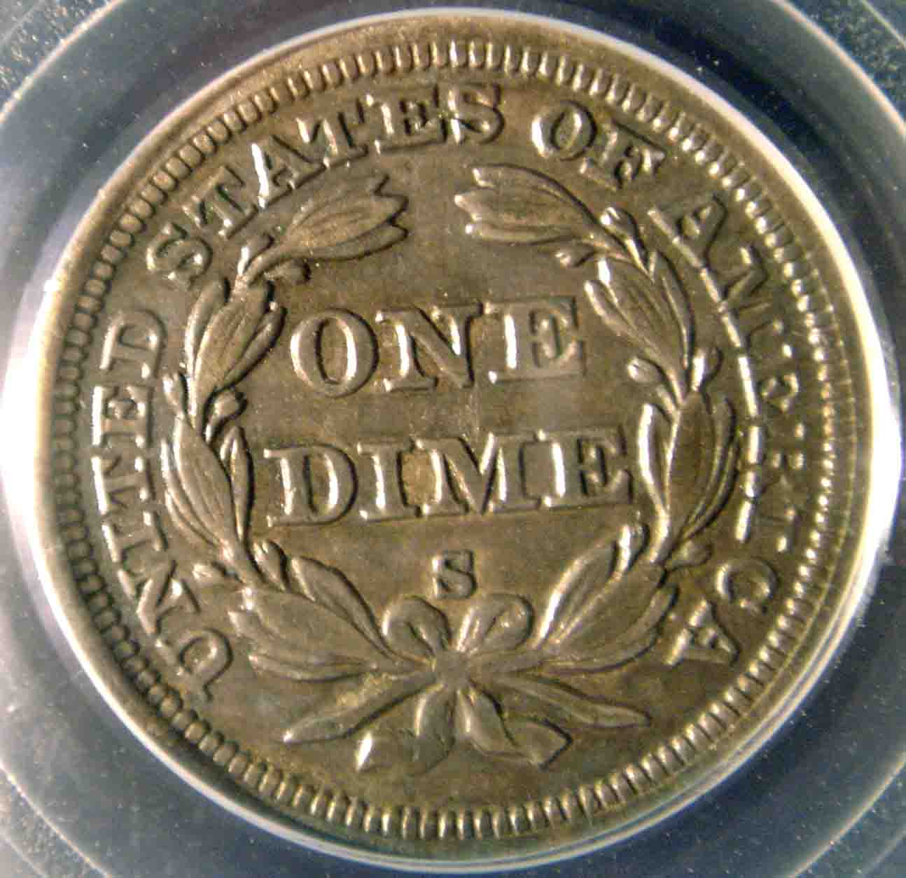 1843-Seated-Liberty-Dime