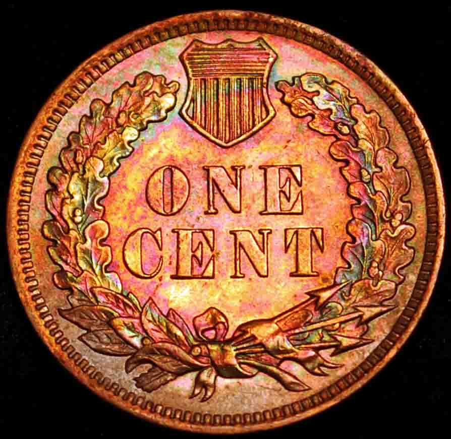 1904-Toned-Indian-Cent,-With-Friends!