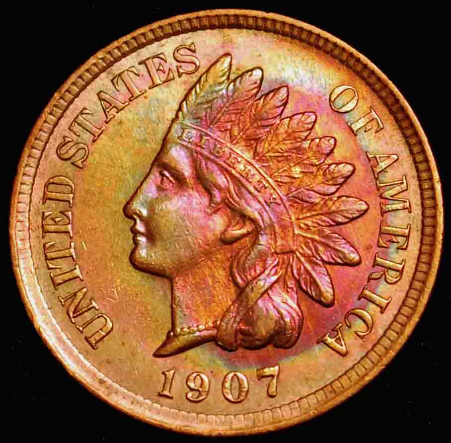 1904-Toned-Indian-Cent,-With-Friends!