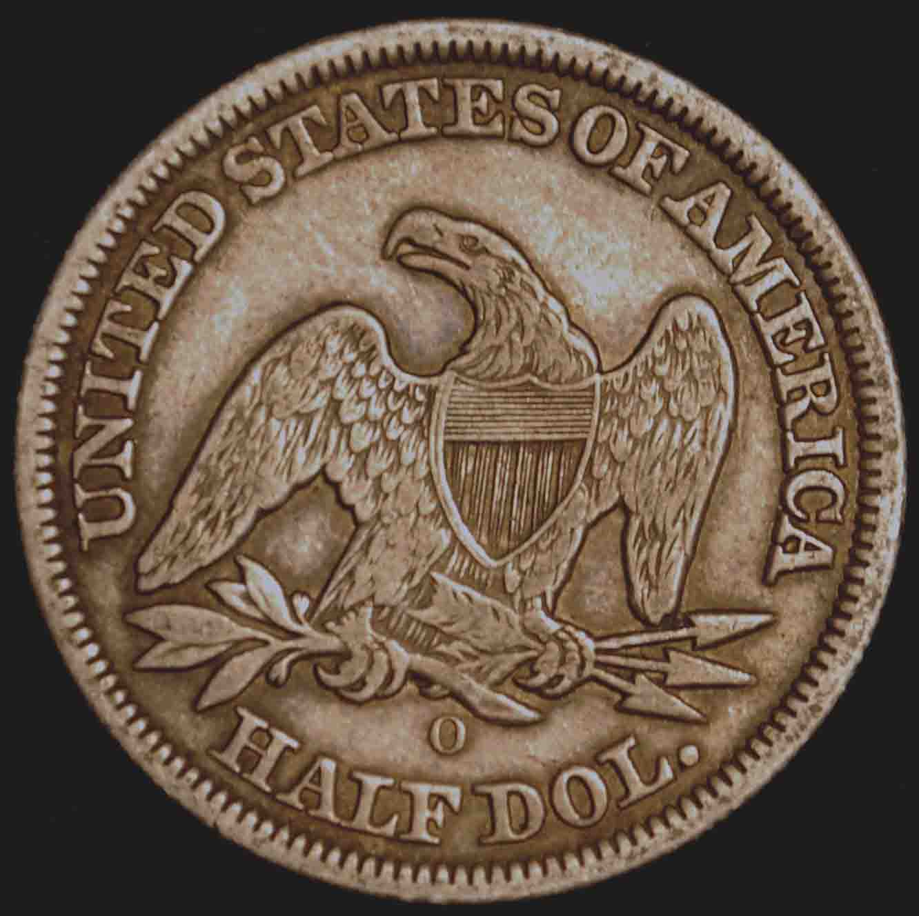 New-Purchase:--1855-O-Half-Dollar