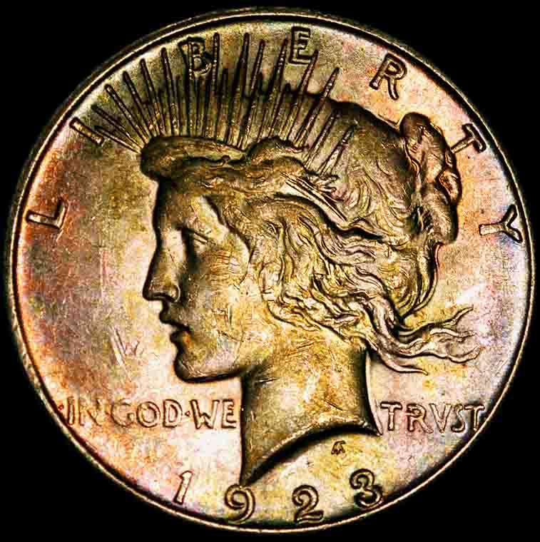 Natural-Toning-On-Peace-Dollar