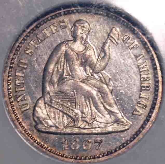1867-Half-Dime