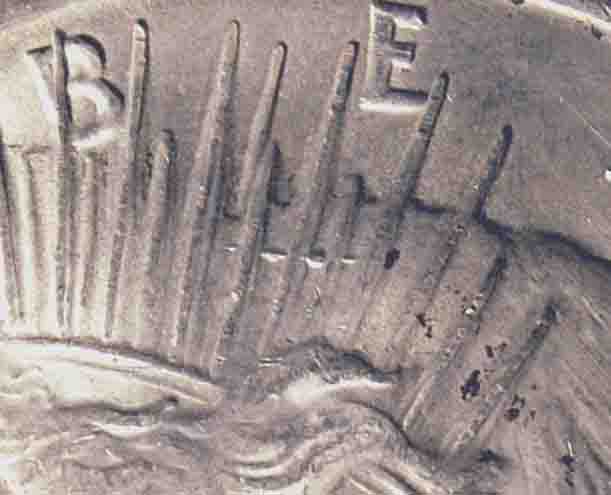 1922-Peace-Dollar-With-Die-Gouge-And-Crack:--Known-VAM?