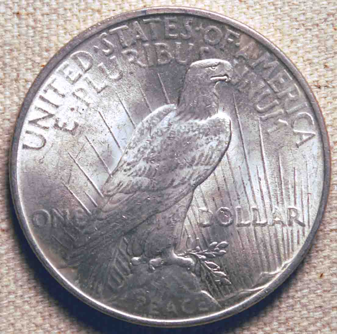 1922-Peace-Dollar-With-Die-Gouge-And-Crack:--Known-VAM?