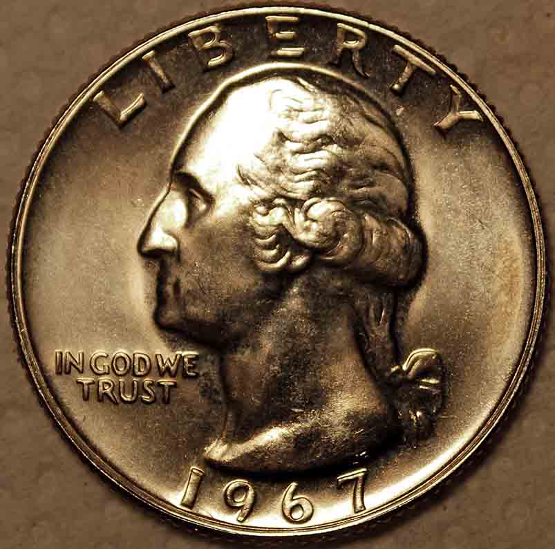 Pristine-1967-Quarter-From-Change:--SMS-Coin?