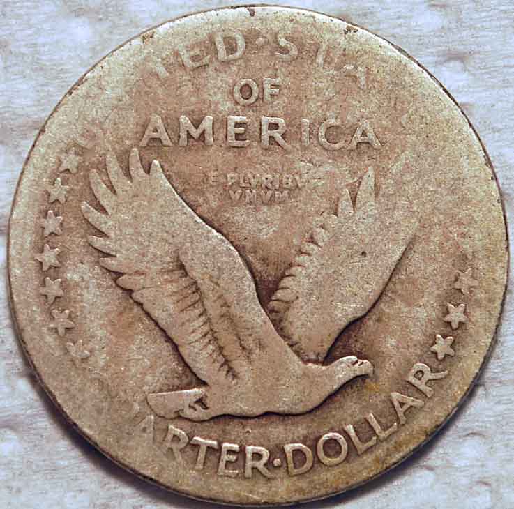 Worn-Standing-Liberty-Quarter-For-Grade-And-Value