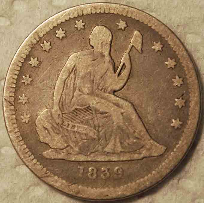 1839-Seated-Quarter:--Thoughts-On-Grade-And-Originality?