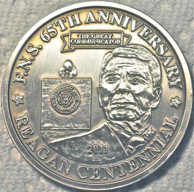 Medal:--Reagan-Centennial/Fresno-Coin-Club-65th-Anniversary