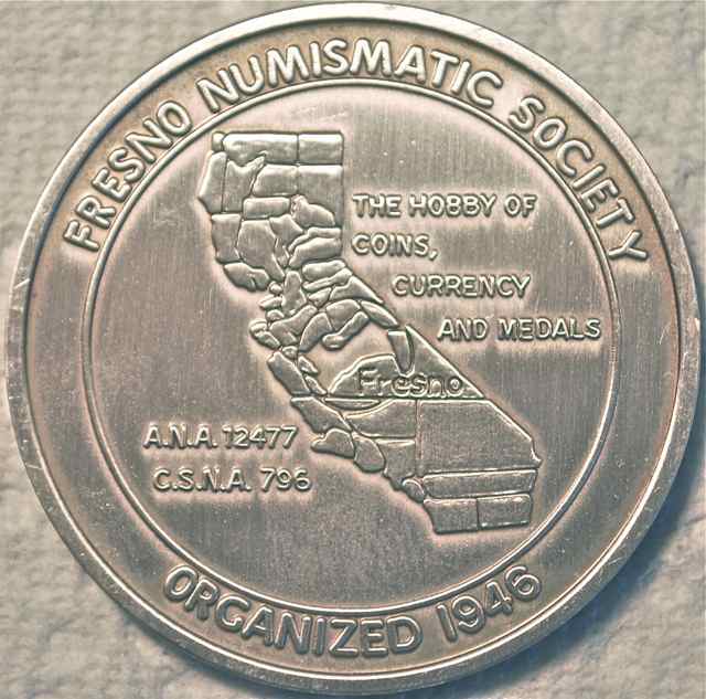 Medal:--Reagan-Centennial/Fresno-Coin-Club-65th-Anniversary