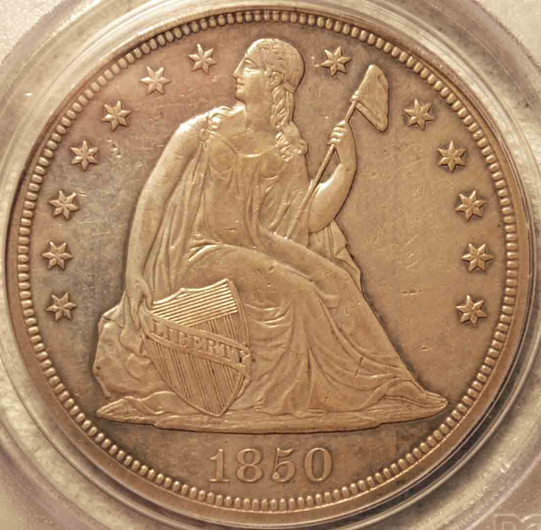 1850-Seated-Dollar