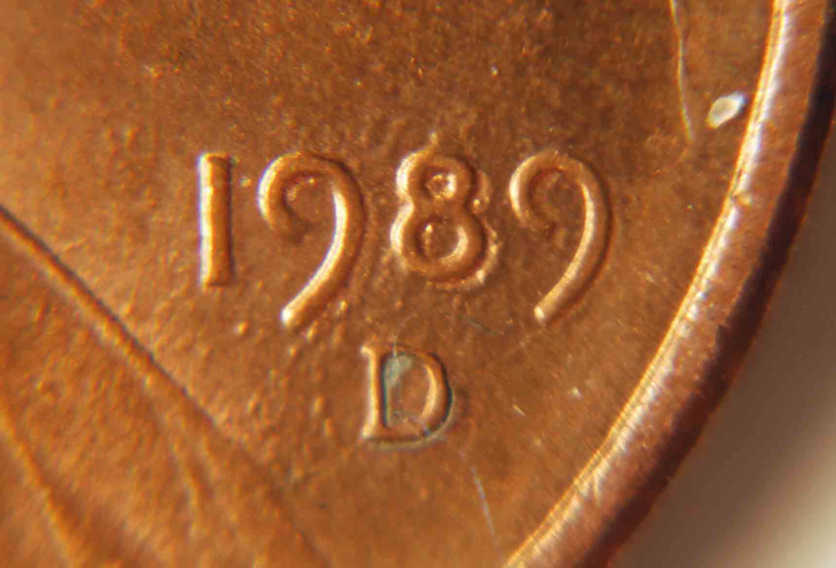 1989-D-Cent-With-Odd-Date---Looks-Doubled