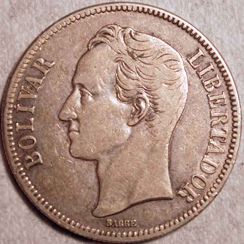 1936-Venezuela-5-Bolivares:--Grade-And-Comment?
