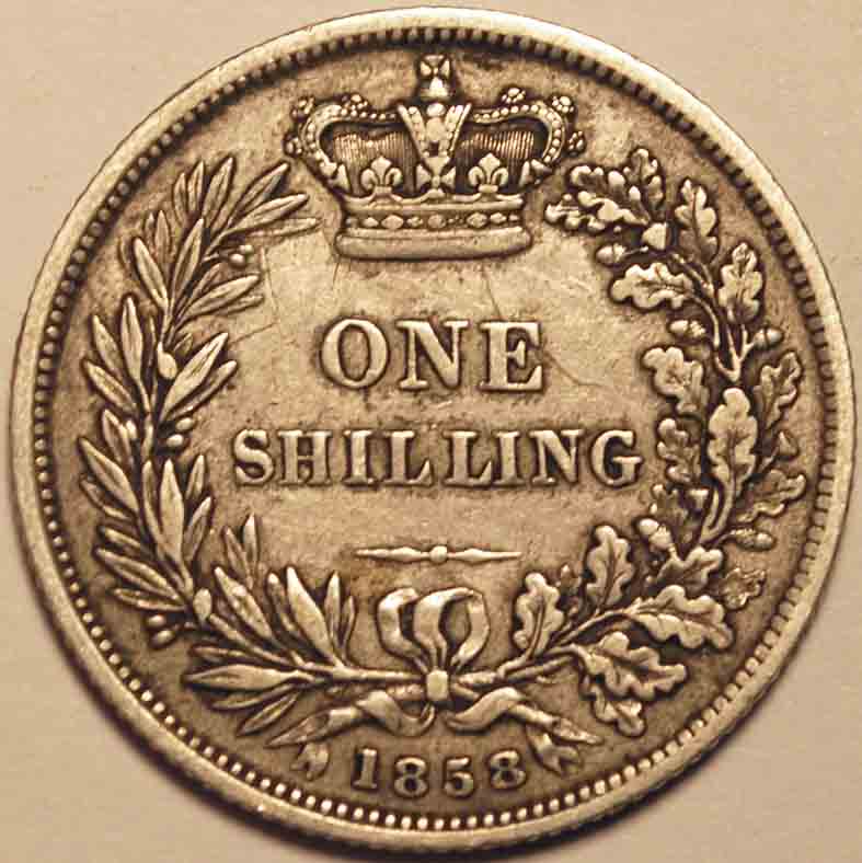 1858-Victoria-Shilling