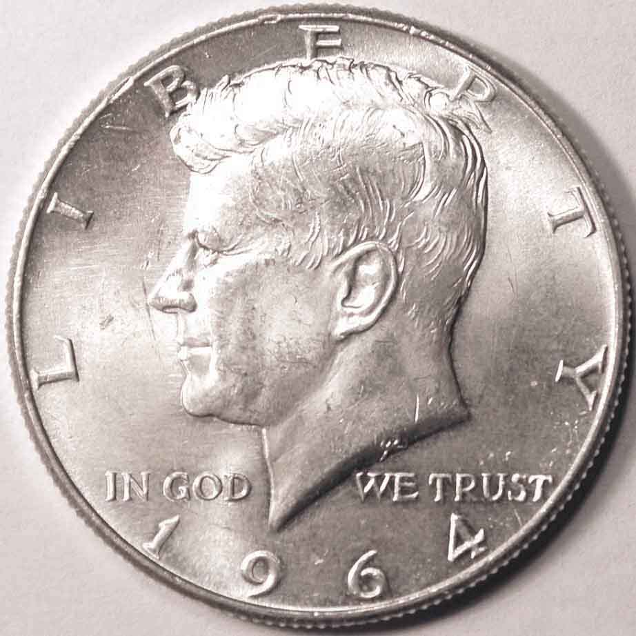 BU-1964-Kennedy-Half-From-Bank-Roll