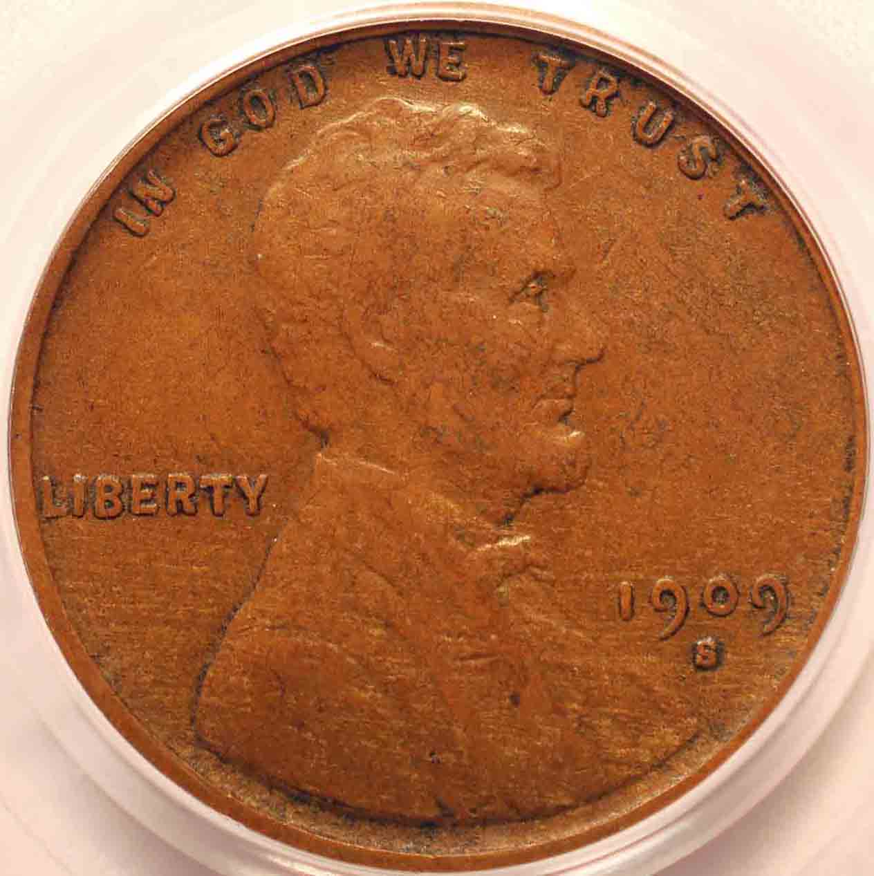 1909-S-VDB-Cent-For-Grading