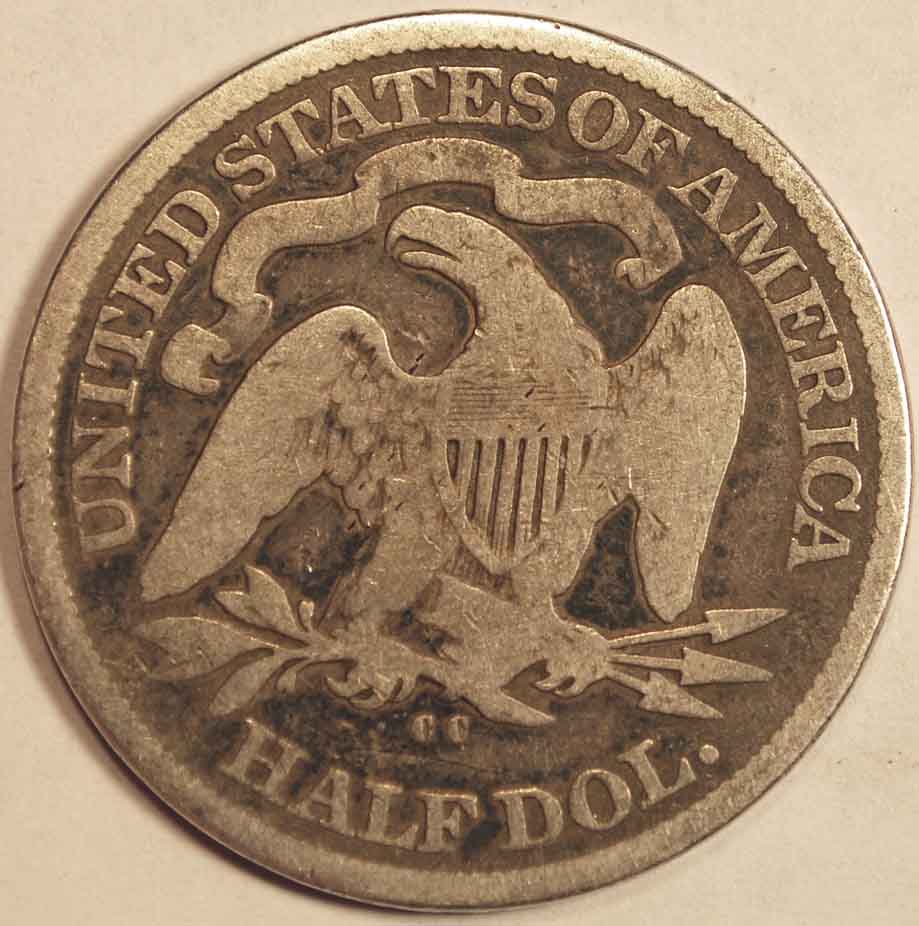 Well-Worn-1875-CC-Half-Dollar